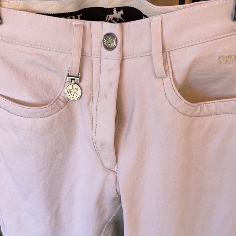 Pikeur Full Seat White Breeches - Picture 4 of 11